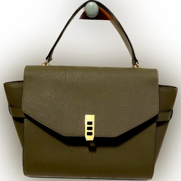 Henri Bendel Uptown Satchel green Pebbled leather - Picture 2 of 15